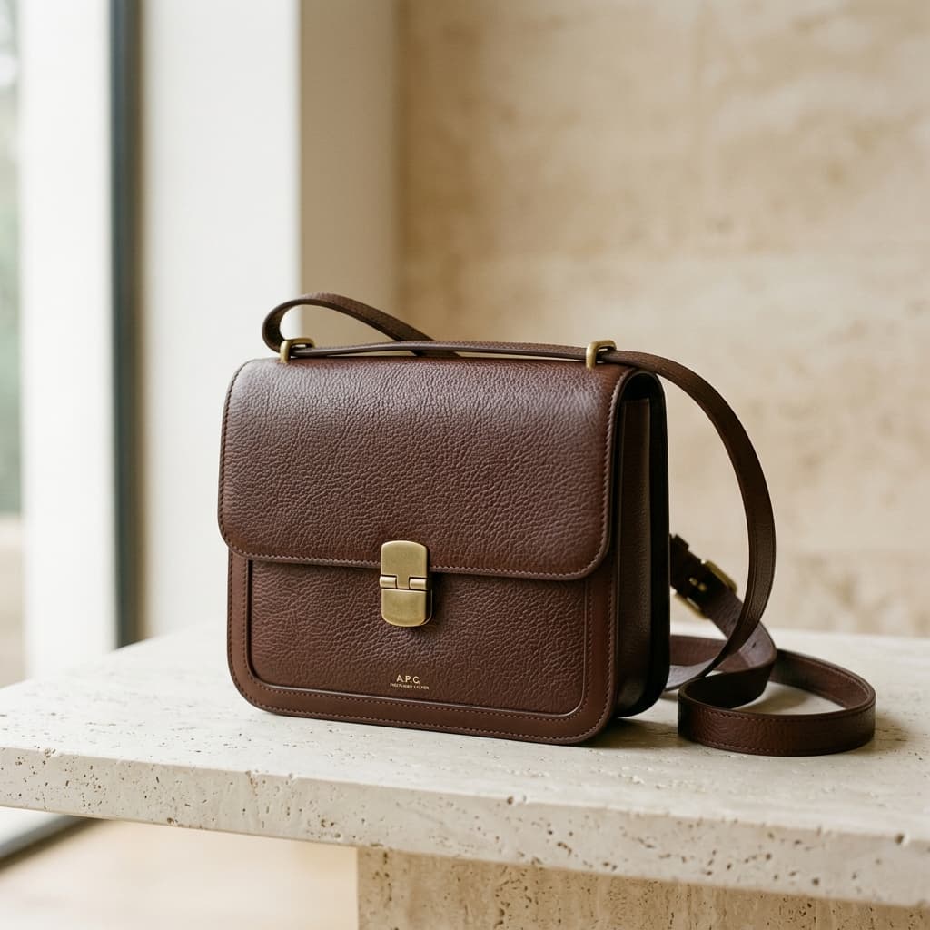 Vintage Boxy Leather Bag